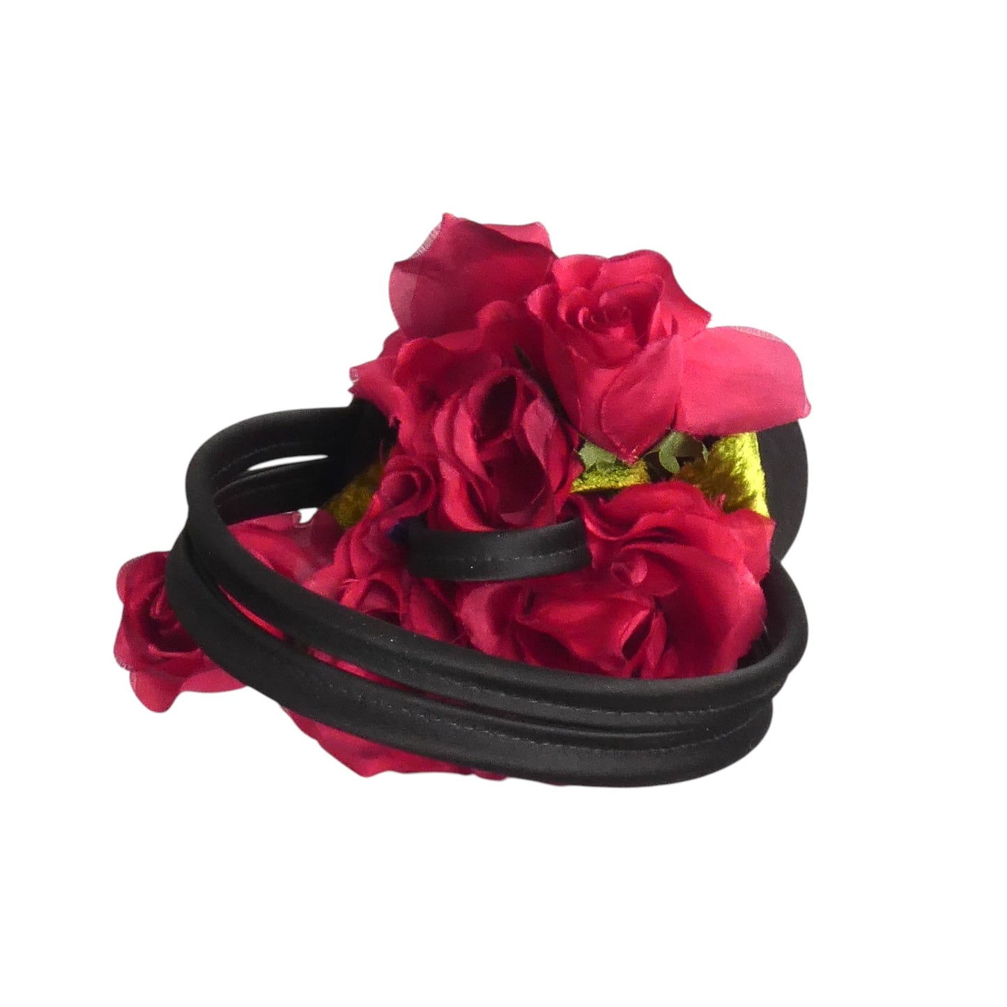 LULU GUINNESS-  Double Handle Rose Bouquet Purse