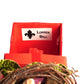 LORREN BELL- Red Birds Nest Box Purse