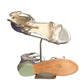 SOPHIA WEBSTER- Metallic Wave Sandals, Size 39