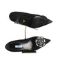 PRADA- Black Rhinestone Suede Pumps, Size 39