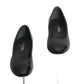 CHANEL- Black Patent Cap Toe Pumps, Size 39