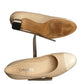 CHANEL- Beige & Ivory Cap Toe Pumps, Size 39