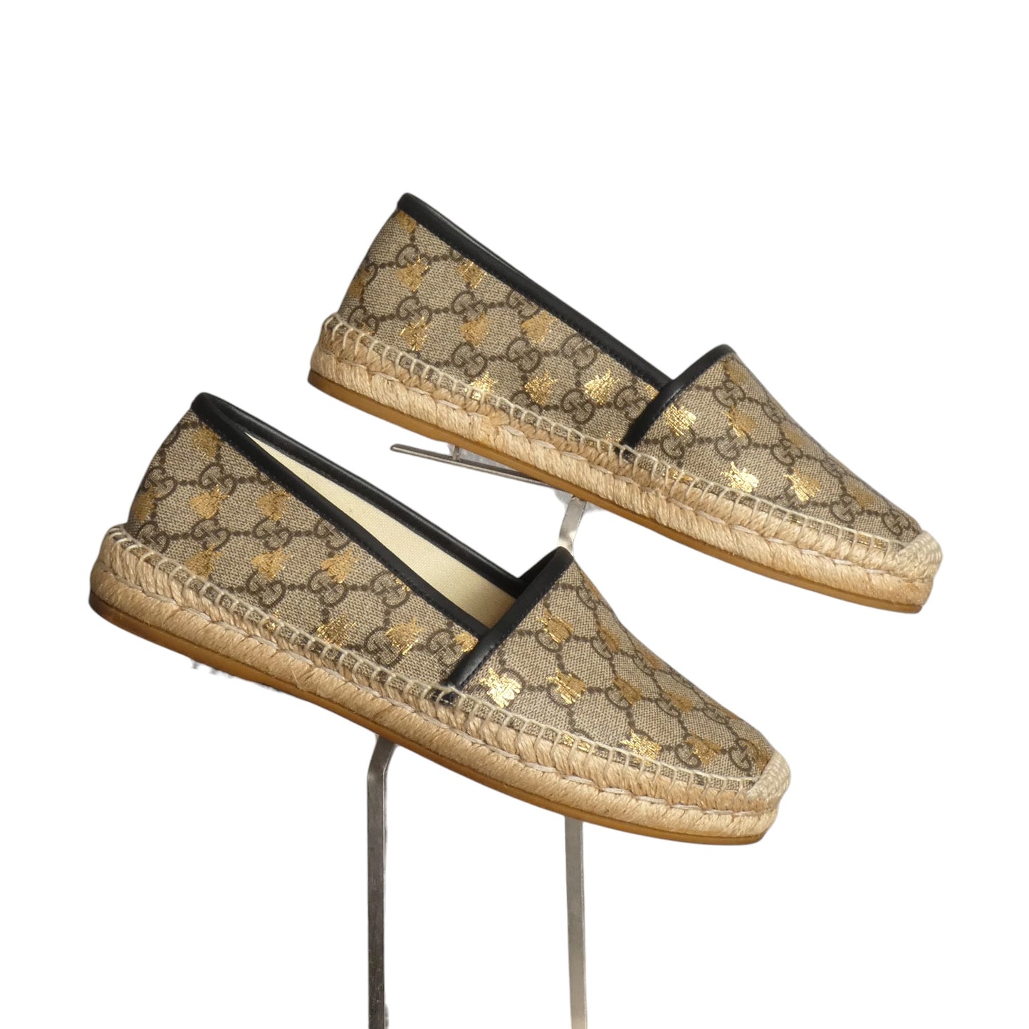 GUCCI- Pilar Supreme Bee Espadrilles, Size 38.5