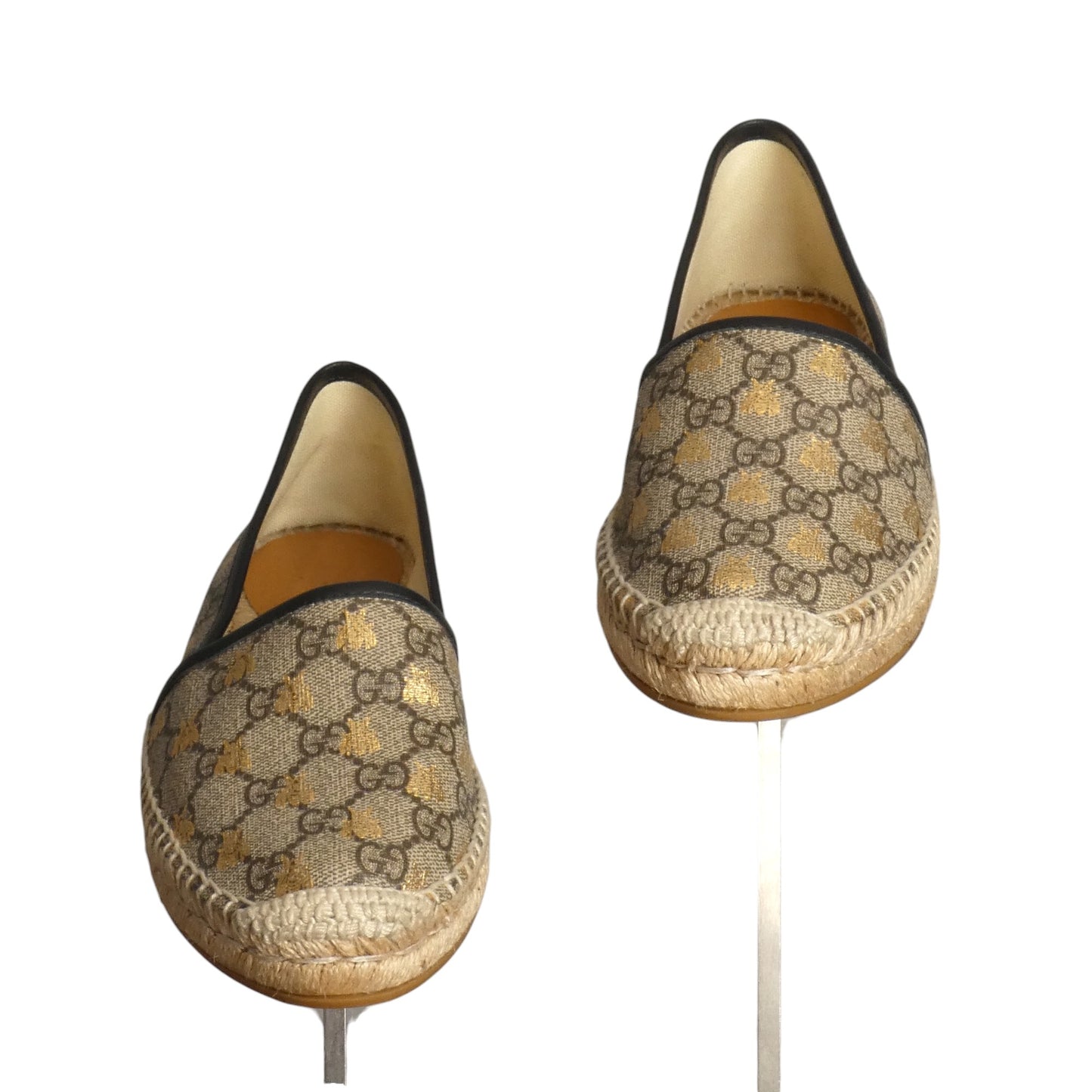 GUCCI- Pilar Supreme Bee Espadrilles, Size 38.5