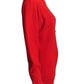 CHANEL- AS IS 1980s Red Cashmere Sweater, Size 8