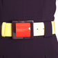 CHANEL- 2007 Purple Wool Dress & Patent Belt, Size 12