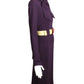 CHANEL- 2007 Purple Wool Dress & Patent Belt, Size 12
