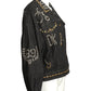 DKNY- 1989 Black Studded Denim Jacket, Size 8