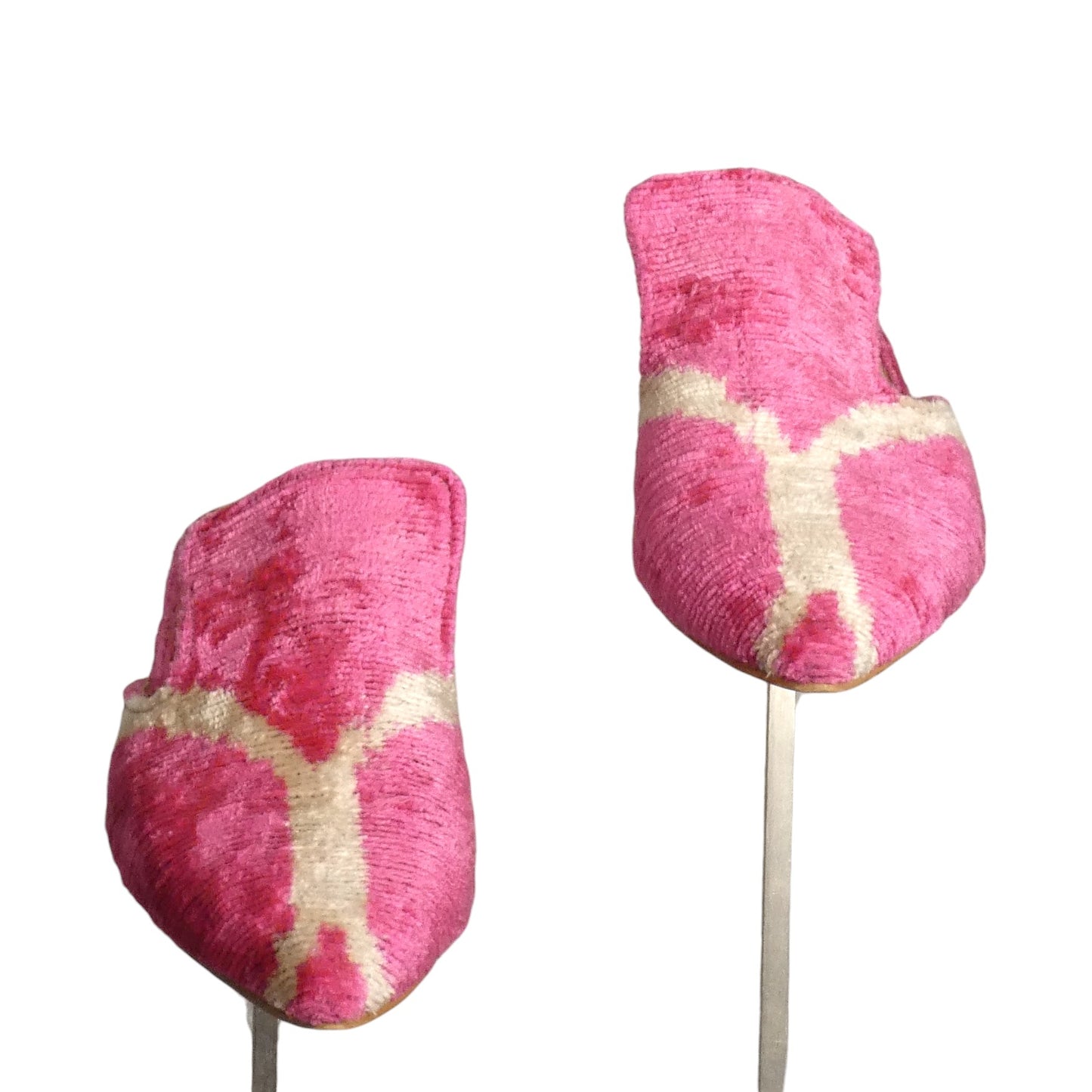 AYCA DESIGN- Pink Tapestry Slides, Size 37