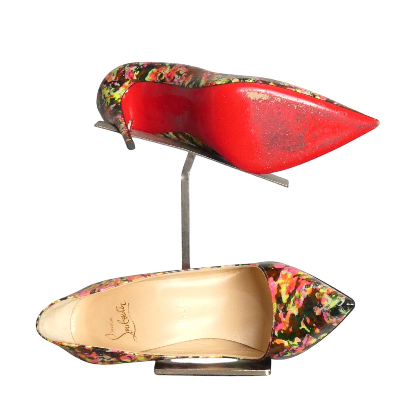 CHRISTIAN LOUBOUTIN- 2017 So Kate Patent Pumps, Size 37