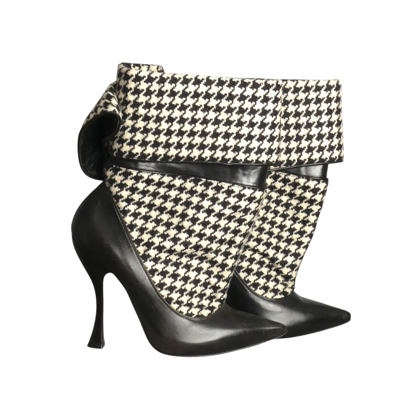 ALEXANDER MCQUEEN- 2009 Wool & Leather Boots, Size 37