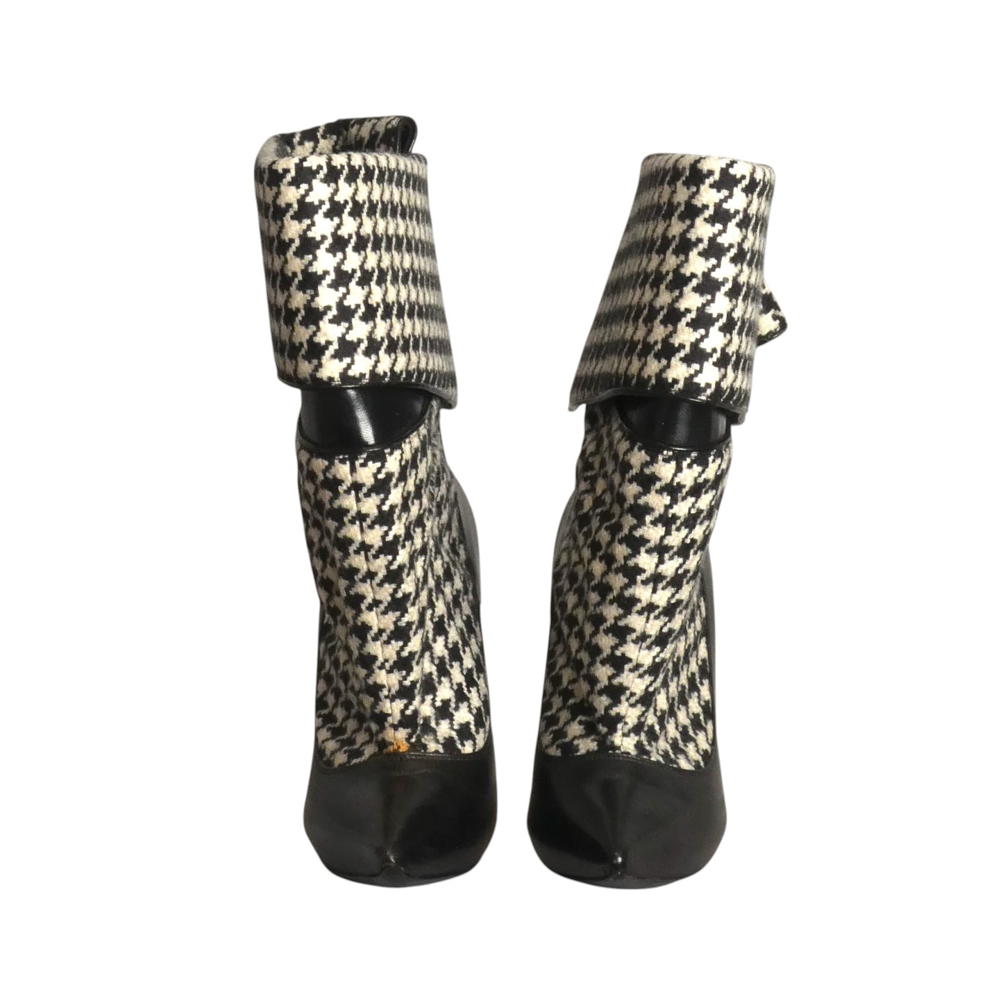 ALEXANDER MCQUEEN- 2009 Wool & Leather Boots, Size 37