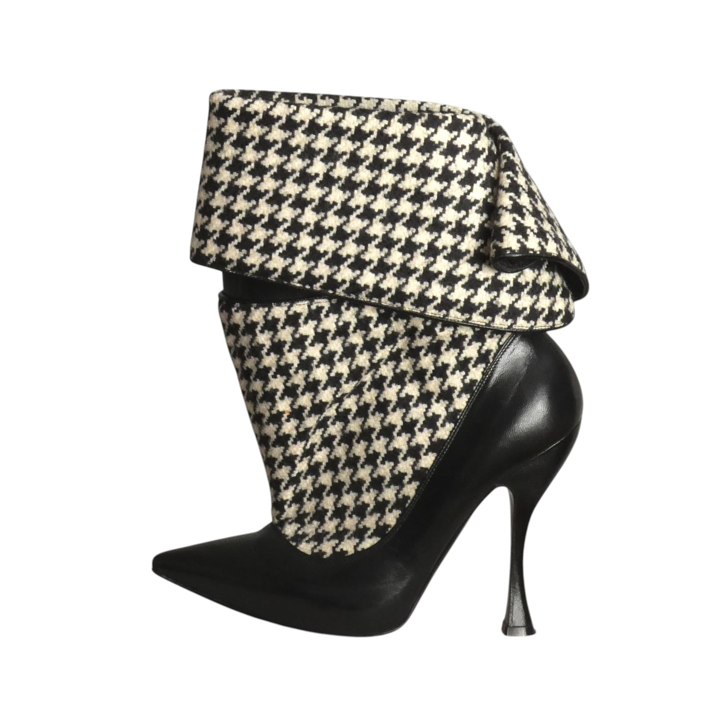 ALEXANDER MCQUEEN- 2009 Wool & Leather Boots, Size 37