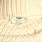 FENDI- Ivory Wool Cropped Sweater, Size 4