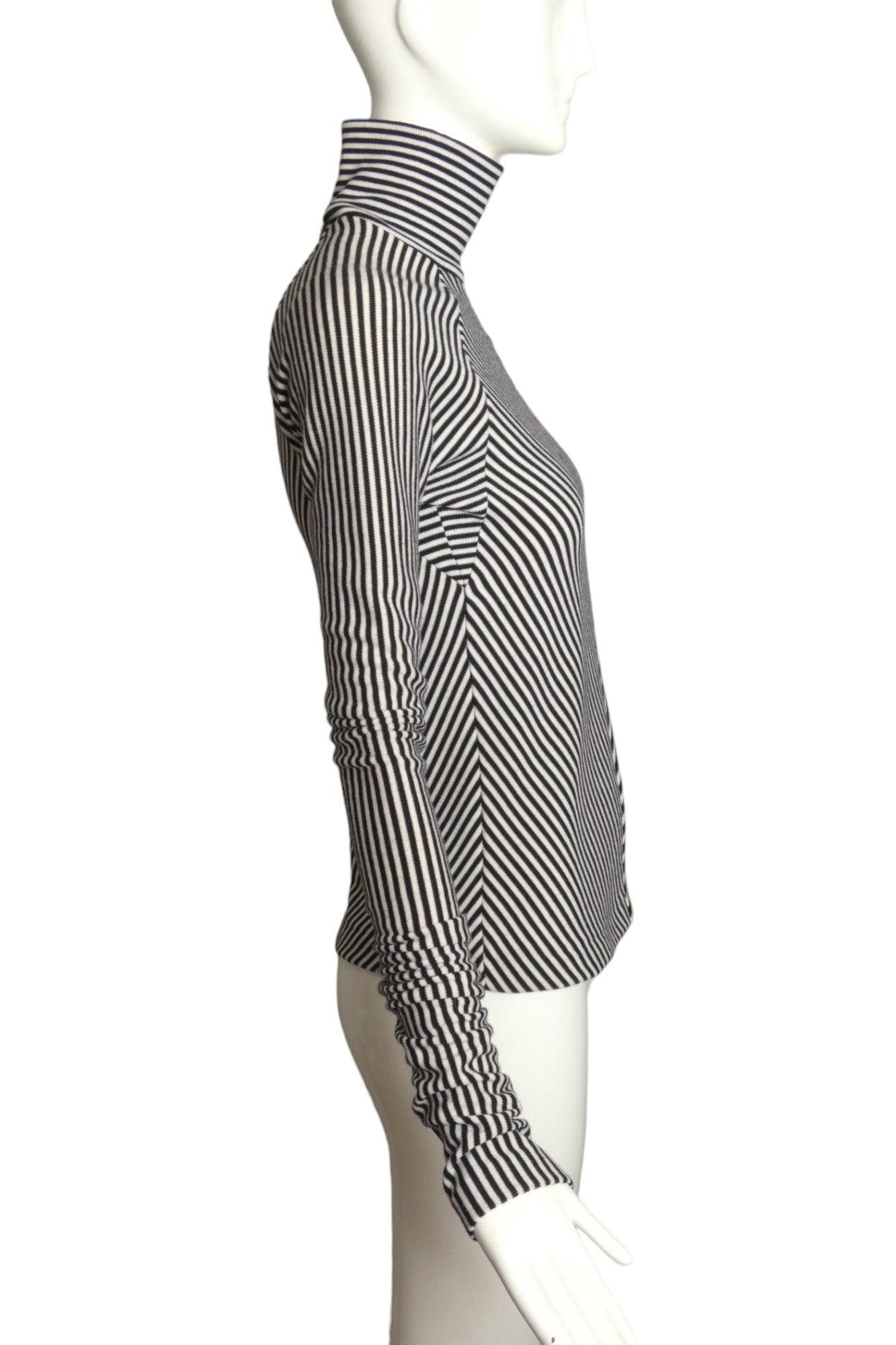 HAIDER ACKERMAN- 2016 Striped Wool L/S Sweater, Size XS