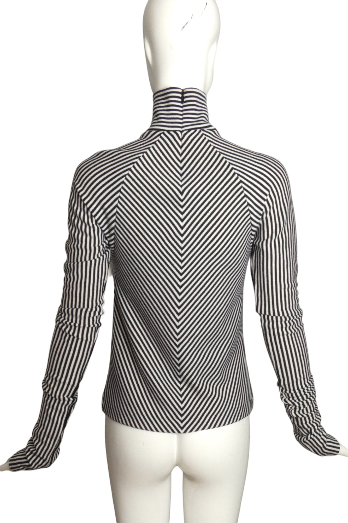 HAIDER ACKERMAN- 2016 Striped Wool L/S Sweater, Size XS
