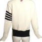 THOM BROWNE- Multi Color Cotton Knit Sweater, Size Small