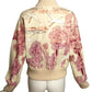 VALENTINO- Painted Leather Jacket, Size 6