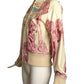 VALENTINO- Painted Leather Jacket, Size 6