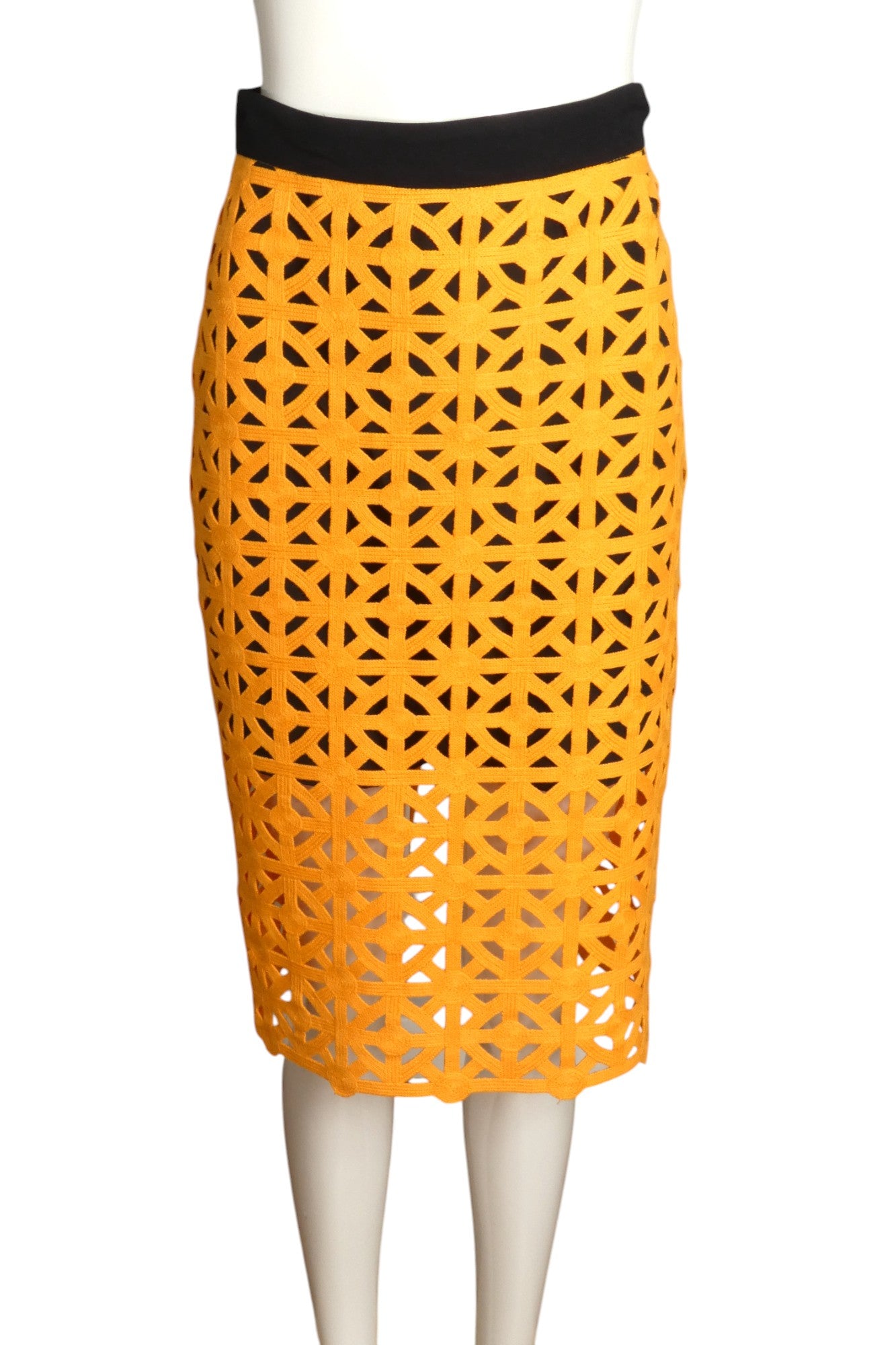 MSGM- Macrame Knit Midi Pencil Skirt, Size 4