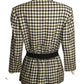 GUCCI- 1980s Wool Plaid Blazer, Size 10
