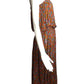 MISSONI- 1970s Printed Silk Slip Dress, Size 8