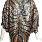 1970s Butterfly Bead & Sequin Top, Size 10