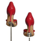 MANOLO BLAHNIK- Red Alligator Pumps, Size 36.5