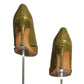 MANOLO BLAHNIK- Green Alligator Pumps, Size 36.5