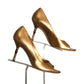 GUCCI- 2007 Neiman Marcus Anniversary Gold Pumps, Size 6B