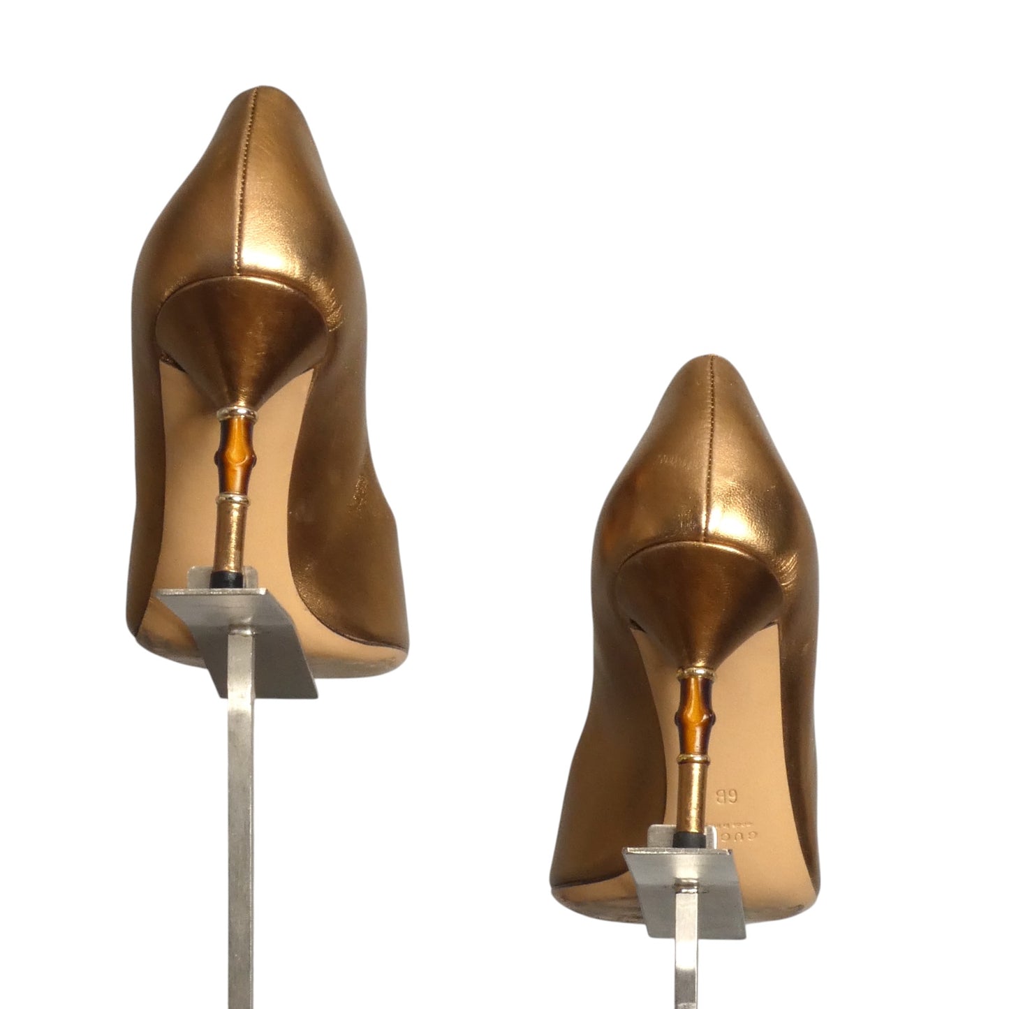 GUCCI- 2007 Neiman Marcus Anniversary Gold Pumps, Size 6B