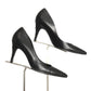 CHANEL- Black Quilted Leather Pumps, Size 36