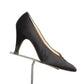 GUCCI- 1980s Black Satin Pumps, Size 36