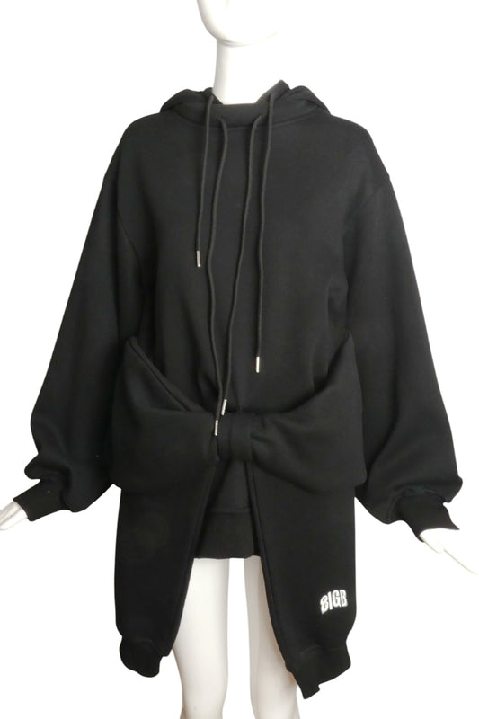 8 IGB COMMUNITY- NWT Black Hoodie, Size Small