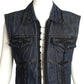 GAULTIER JEAN'S- 1980s Denim Vest, Size 6