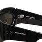 SAINT LAURENT- Black Cat Eye Sunglasses