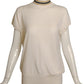 GUCCI- NWT Ivory Knit Turtleneck Sweater, Size Large