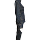 YVES SAINT LAURENT- 2000s Blue Denim Safari Pant Suit, Size 6
