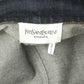 YVES SAINT LAURENT- 2000s Blue Denim Safari Pant Suit, Size 6