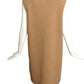 ATELIER MAX MARA- Brown Wool Knit & Fur Dress, Size 6