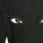 MOSCHINO COUTURE- 1990s Black "EYES" Blazer, Size 8