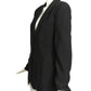 MOSCHINO COUTURE- 1990s Black "EYES" Blazer, Size 8