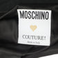 MOSCHINO COUTURE- 1990s Black "EYES" Blazer, Size 8