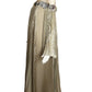 OSCAR DE LA RENTA- 2023 Embellished Metallic Plisse Gown, Size Large
