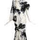 ALEXANDER MCQUEEN- 2024 Chiaroscuro Print Taffeta Dress, Size 8
