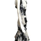 ALEXANDER MCQUEEN- 2024 Chiaroscuro Print Taffeta Dress, Size 8