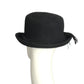 PIERRE CARDIN- 1980s Black Wool Felt Bowler