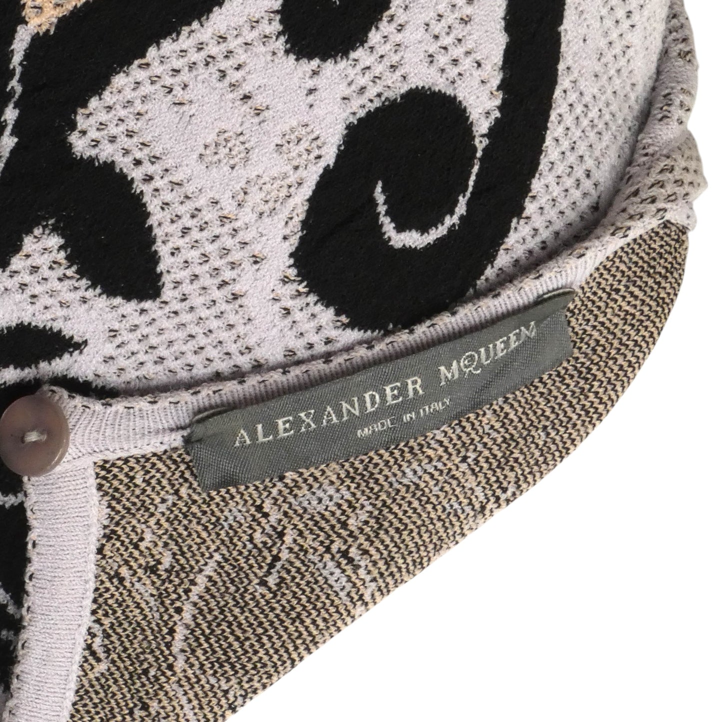 ALEXANDER MCQUEEN- Printed Knit Dress, Size Small