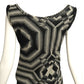 JEAN PAUL GAULTIER- Print Nylon Tank Blouse, Size Mediium