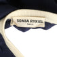 SONIA RYKIEL- 1980s Navy & Ivory Wool Sweater, Size 4
